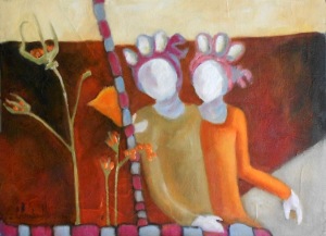 Kachina Dream,2013, oil on canvas, 35x50 cm (14x20)
